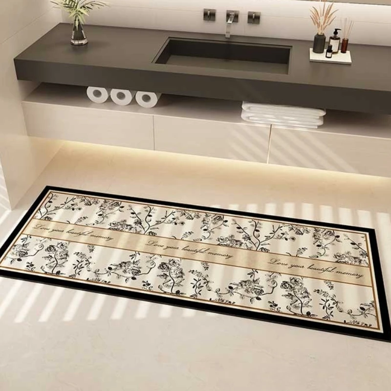 Diatom Mud Mats Absorbent Non-slip Bathroom Mat Oilproof Dirt-resistant Kitchen Carpet Retro Print Decor Balcony Rug Tapis 러그
Diatom Mud Mats Absorbent Non-slip Bathroom Mat Oilproof Dirt-resistant Kitchen Carpet Retro Print Decor Balcony Rug Tapis 러그