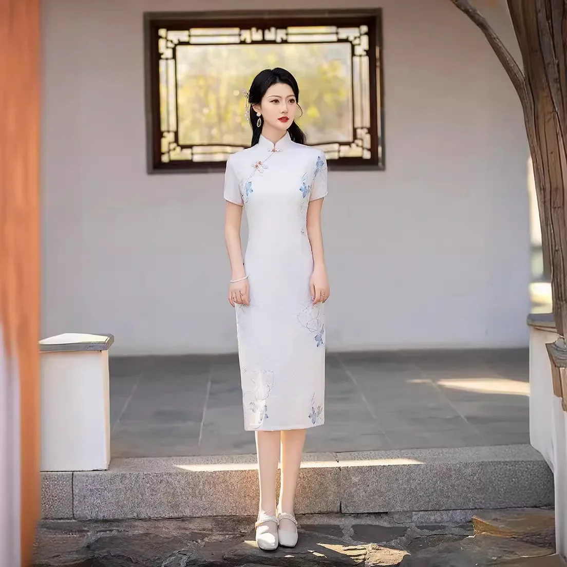 Yourqipao 2024, весенне-летнее новое китайское двухслойное вечернее платье Cheongsam Qipao для женщин
Yourqipao 2024, весенне-летнее новое китайское двухслойное вечернее платье Cheongsam Qipao для женщин