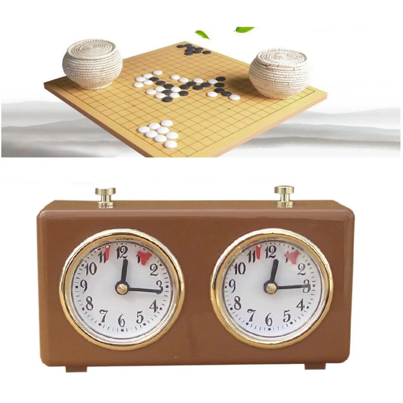 Retro Chess Clock Timer Analog Mechanical Luxury Chess Board Game for Custom Chess Themed Accessories
Retro Chess Clock Timer Analog Mechanical Luxury Chess Board Game for Custom Chess Themed Accessories