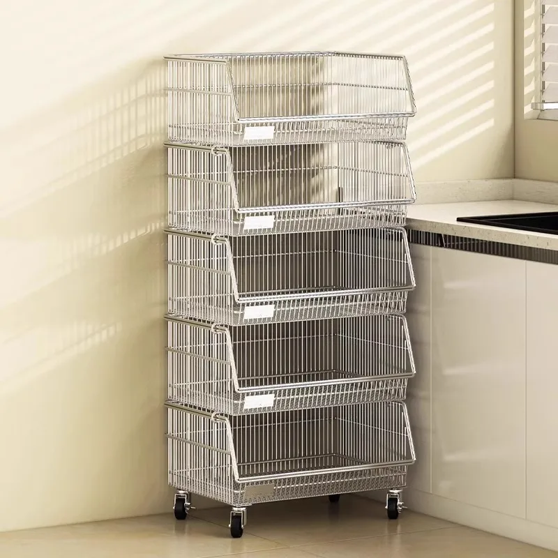 Hxl multi-tier floor storage rack - fruit, vegetable, snack organizer & multi-functional cart
Hxl multi-tier floor storage rack - fruit, vegetable, snack organizer & multi-functional cart