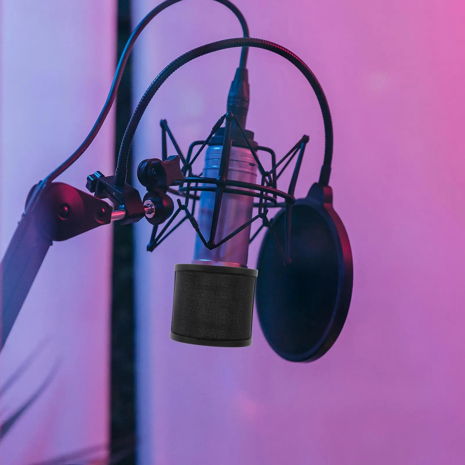 U Shaped Double Layer Pop Filter Mic Windscreen Cover Isolation Shield Anti Blast Accessories Plastic Net for Microphone
U Shaped Double Layer Pop Filter Mic Windscreen Cover Isolation Shield Anti Blast Accessories Plastic Net for Microphone
