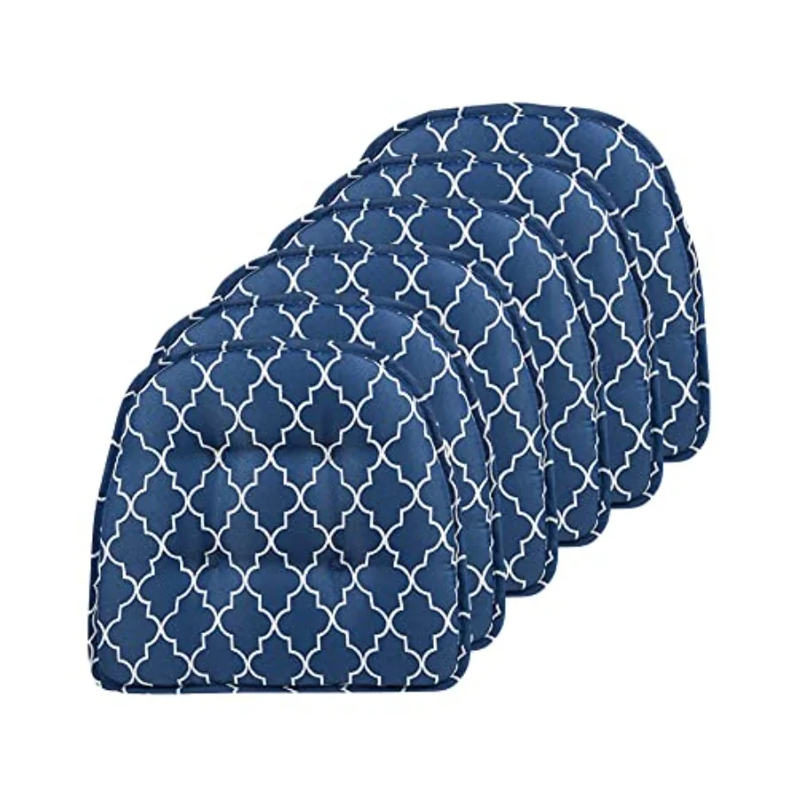 Non-Slip Chair Cushions, Assembled in USA, U-Shaped Skid-Proof Seat Pads for Dining Room, Kitchen, Office, 15"x16" 6 Pack Geo B
Non-Slip Chair Cushions, Assembled in USA, U-Shaped Skid-Proof Seat Pads for Dining Room, Kitchen, Office, 15"x16" 6 Pack Geo B