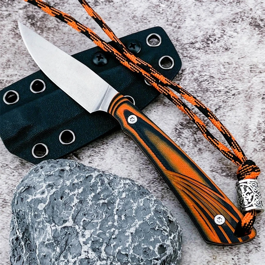 Multipurpose Utility with Sheath Straight Knife G10 Lightweight Handle for Camping Cutting Family Cooking Tools Outdoor Survival
Multipurpose Utility with Sheath Straight Knife G10 Lightweight Handle for Camping Cutting Family Cooking Tools Outdoor Survival