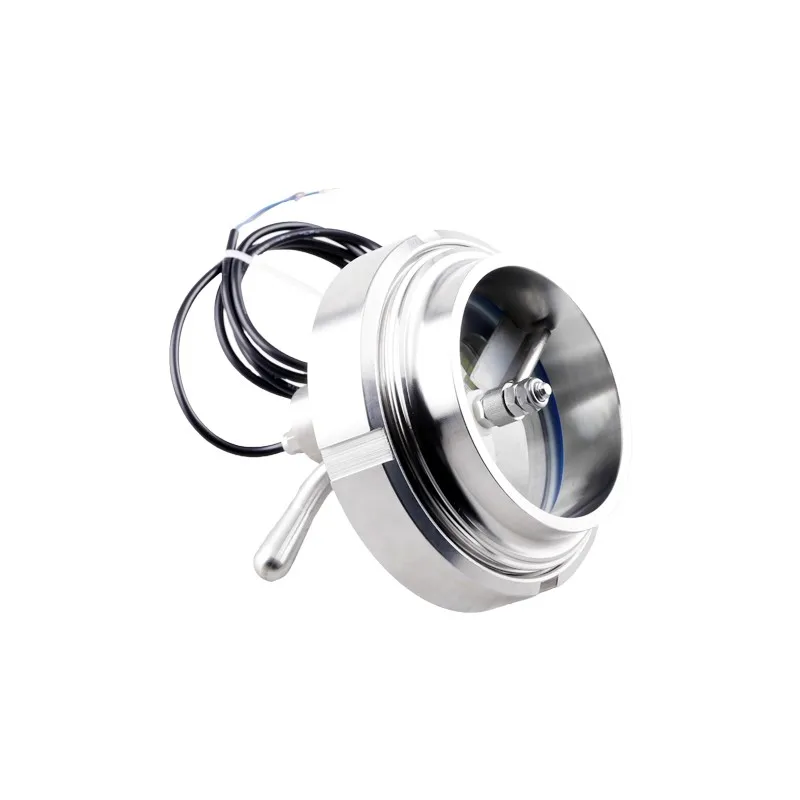 304 Stainless Steel Tank Pipe Viewport Light with Wiper Glass Observation Window
304 Stainless Steel Tank Pipe Viewport Light with Wiper Glass Observation Window