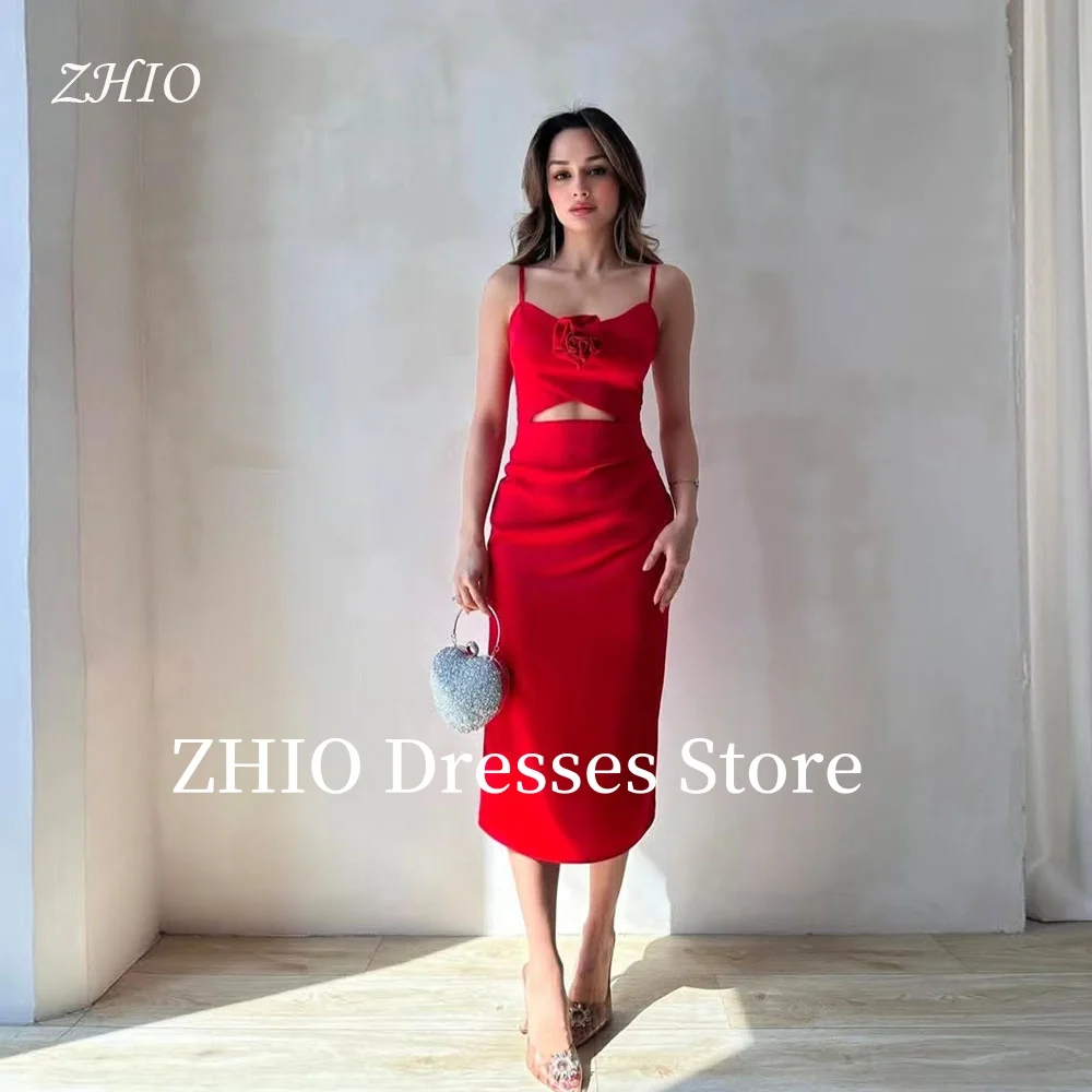 ZHIO Rose Red Evening Party Dress Cut Out Sheath Formal Evening Dresses Cocotail Prom Gown Customized Elegant
ZHIO Rose Red Evening Party Dress Cut Out Sheath Formal Evening Dresses Cocotail Prom Gown Customized Elegant