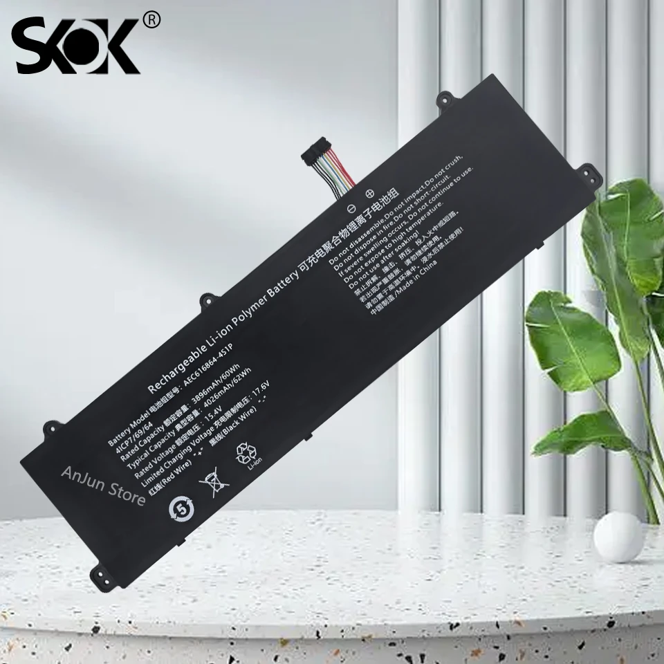 AEC616864-4S1P 15,4 V 60Wh 3896mAh Аккумулятор для ноутбука для механической революции Jiaolong 16Pro-946Q3 16-7602 4ICP7/69/64
AEC616864-4S1P 15,4 V 60Wh 3896mAh Аккумулятор для ноутбука для механической революции Jiaolong 16Pro-946Q3 16-7602 4ICP7/69/64