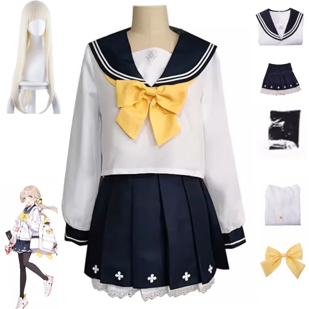 Ajitani Hifumi Cosplay Costumes Game Blue Archive Cosplay Sailor Suits and Wigs for Girls and Female
Ajitani Hifumi Cosplay Costumes Game Blue Archive Cosplay Sailor Suits and Wigs for Girls and Female