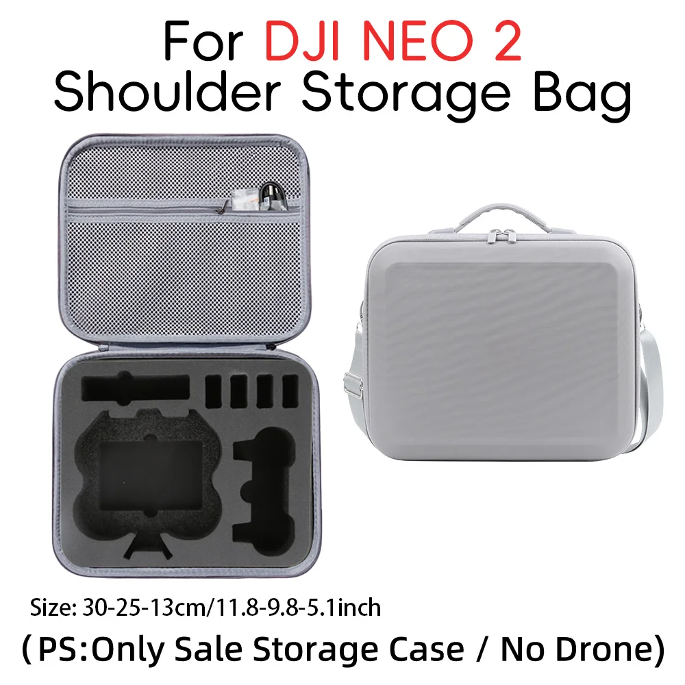 For DJI Neo 2 Large Capacity Storage Bag with Shoulder Strap Included Protects Accessories RC N3 Storage Bag
For DJI Neo 2 Large Capacity Storage Bag with Shoulder Strap Included Protects Accessories RC N3 Storage Bag