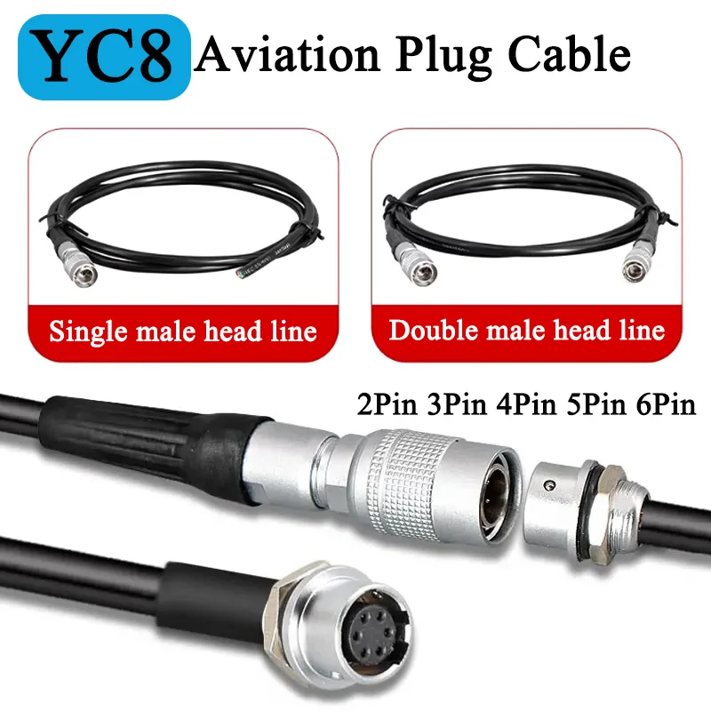 2Pin YC8 Aviation Plug with Wire Connectors 3Pin 4Pin 5Pin 6Pin Copper Gold-plated Industrial Grade Weldin Male Female Connector
2Pin YC8 Aviation Plug with Wire Connectors 3Pin 4Pin 5Pin 6Pin Copper Gold-plated Industrial Grade Weldin Male Female Connector