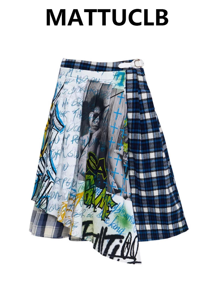 Women's Midi Skirts Plaid Print 2000s Aesthetic Harajuku Japanese Cyber Punk American Retro High Street Design Dark Academia
Women's Midi Skirts Plaid Print 2000s Aesthetic Harajuku Japanese Cyber Punk American Retro High Street Design Dark Academia