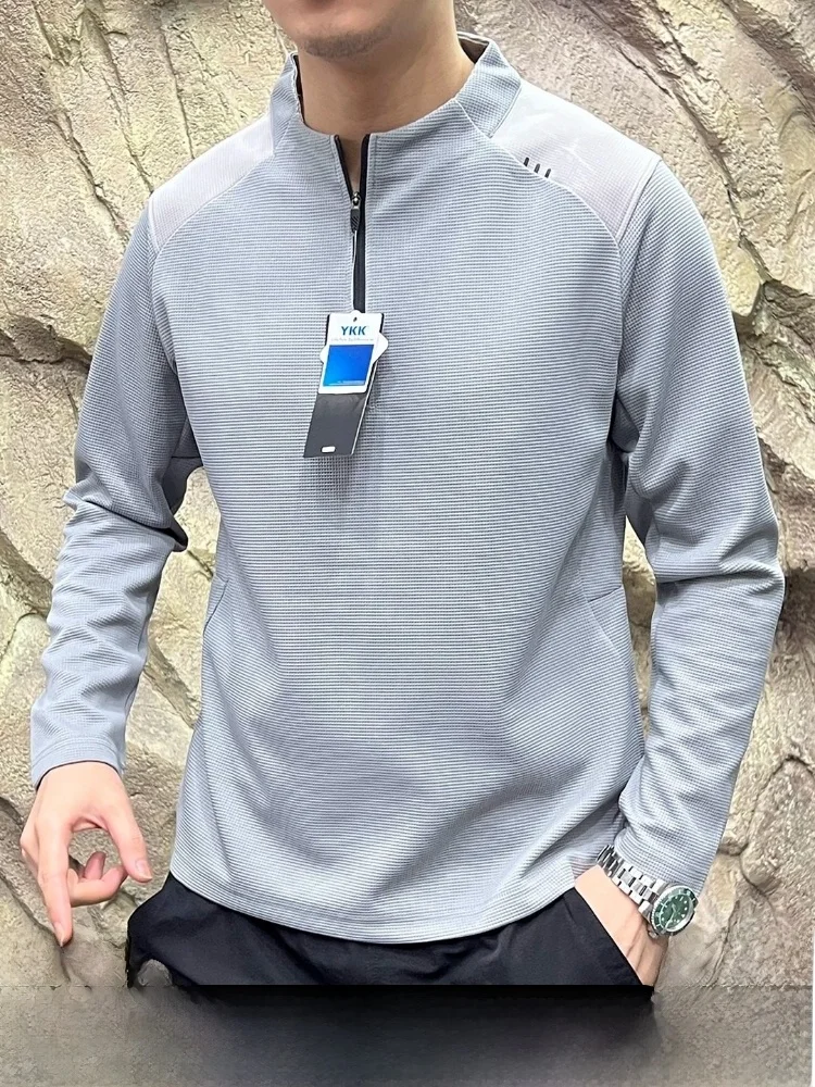 Outdoor Men's f Zip Splice Qui Dry Breathable Elastic Base irt Water Waed Wfle Pattern Stand Fit Long Sve T-...
Outdoor Men's f Zip Splice Qui Dry Breathable Elastic Base irt Water Waed Wfle Pattern Stand Fit Long Sve T-...