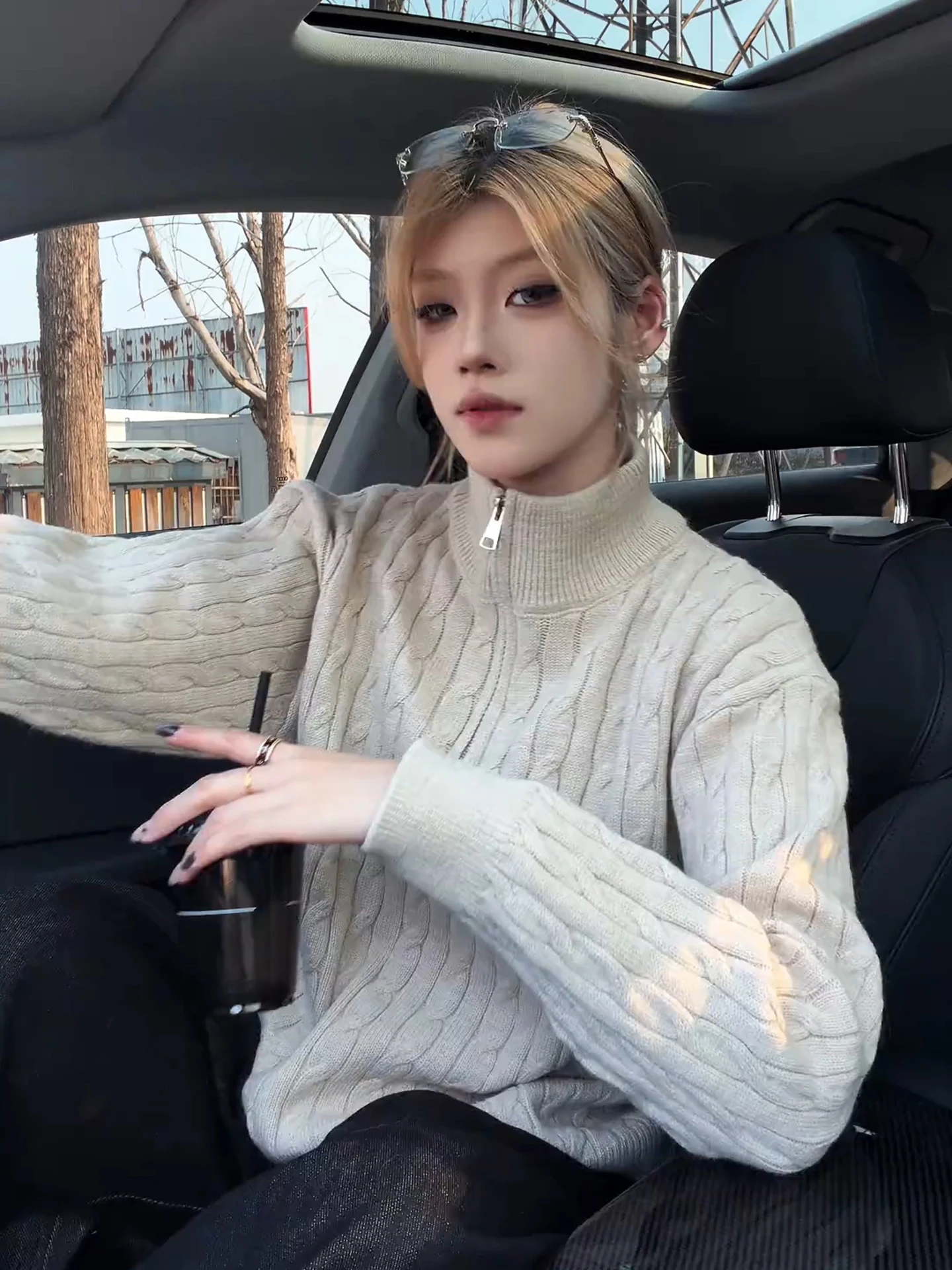 Cleanfit Twisted Sweater f Zipper Stand Collar Knitted Wear for Men And Women Lazy Sle Winter Outerwear Jaet
Cleanfit Twisted Sweater f Zipper Stand Collar Knitted Wear for Men And Women Lazy Sle Winter Outerwear Jaet