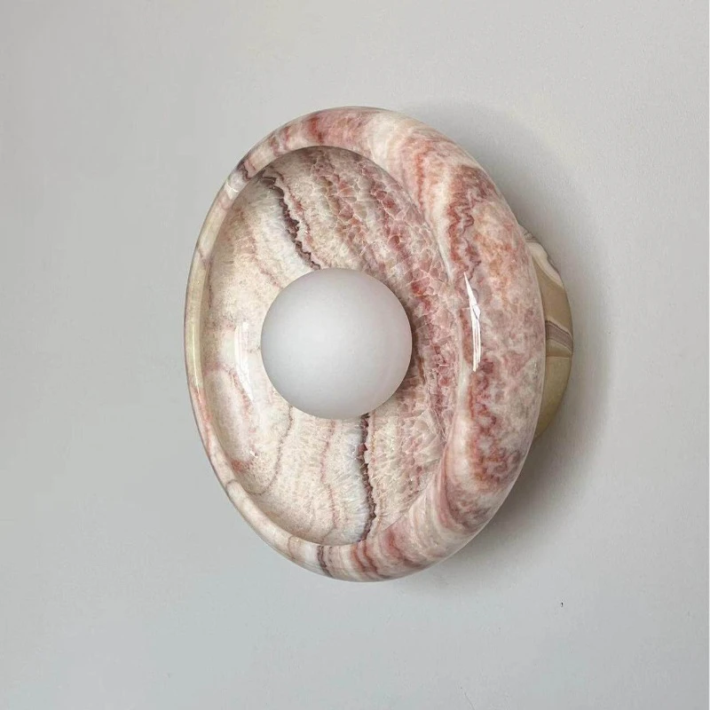 French Mid-century Natural Jade Wall Sconce Luxury Art Decor Wall Lamp for Hotel Corridor Living Room Bedroom Aisle
French Mid-century Natural Jade Wall Sconce Luxury Art Decor Wall Lamp for Hotel Corridor Living Room Bedroom Aisle