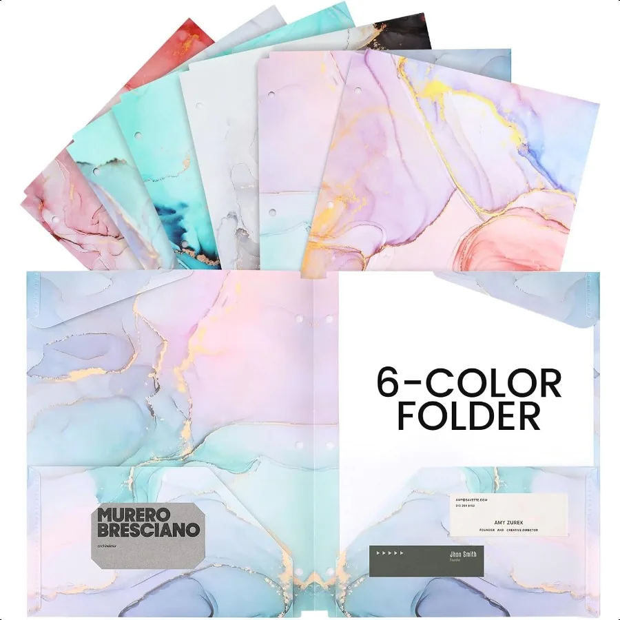 6pcs Folders with Pockets 3 Hole Punched Heavy Duty Binders Folders for 3 Ring Binder Cute Marble Colors Pocket Folders for Gir
6pcs Folders with Pockets 3 Hole Punched Heavy Duty Binders Folders for 3 Ring Binder Cute Marble Colors Pocket Folders for Gir