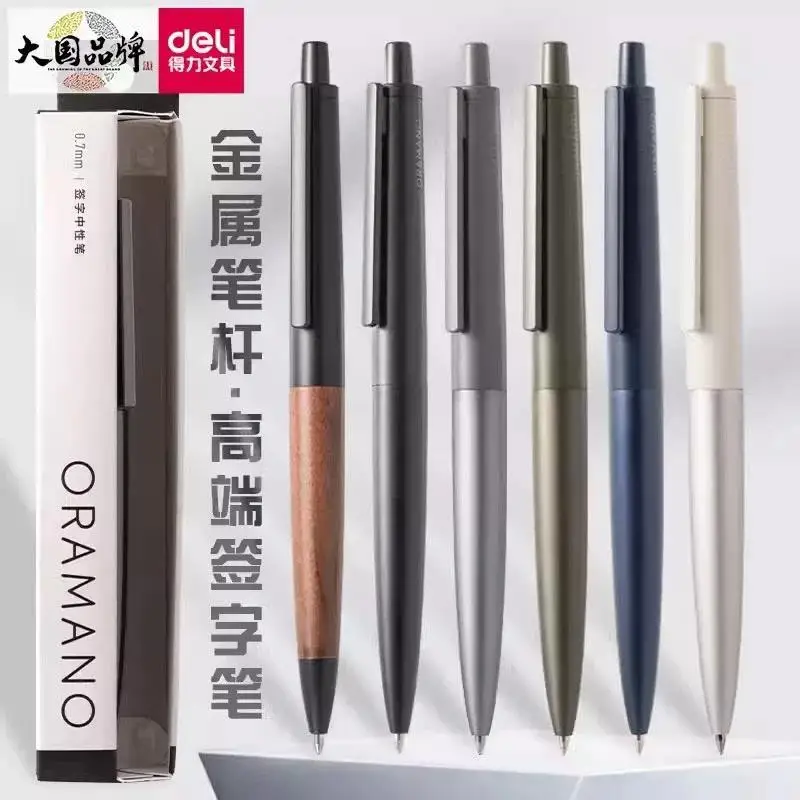 Deli A9PRO Professional Metal Signature Pen,0.5/1.0mm Walnut Wood Grip Section,Low-Friction Gel Ink Professional Office&Desk Pen
Deli A9PRO Professional Metal Signature Pen,0.5/1.0mm Walnut Wood Grip Section,Low-Friction Gel Ink Professional Office&Desk Pen
