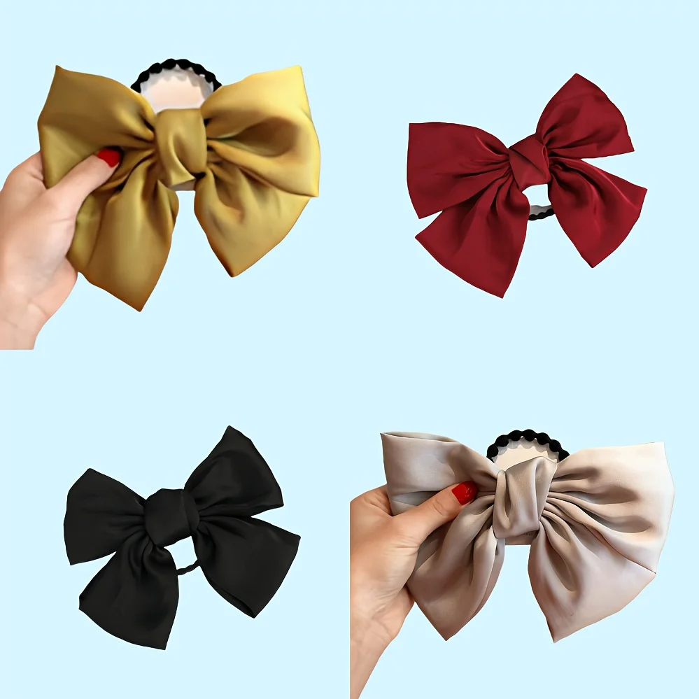 New Fashion Big Bow Elastic Hair Bands Ponytail Scarf Hair Ties Women Scrunchies Headwear Accesorios para el cabello
New Fashion Big Bow Elastic Hair Bands Ponytail Scarf Hair Ties Women Scrunchies Headwear Accesorios para el cabello