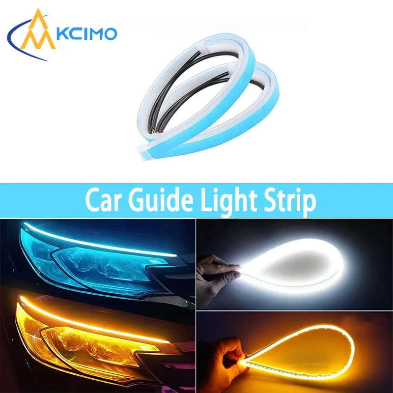 Dynamic 1PC DRL Car Flexible LED Daytime Running Lights Turn Signal Lamp Headlight Waterproof 30cm 45cm 60cm White Red Yellow
Dynamic 1PC DRL Car Flexible LED Daytime Running Lights Turn Signal Lamp Headlight Waterproof 30cm 45cm 60cm White Red Yellow