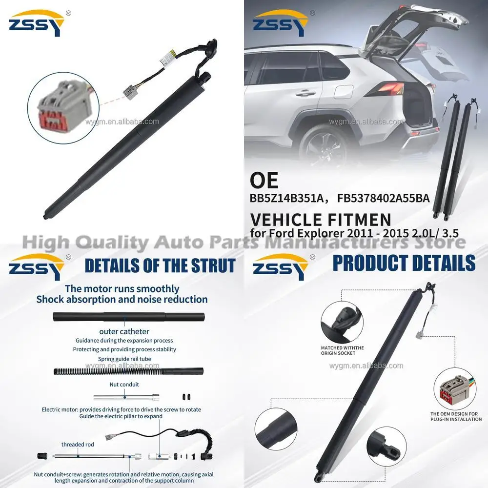 1 pair For BB5Z14B351A Left Right Power Liftgate Rear Tailgate Lift Struts Electric Tailgate Lift for 2011-2015 Ford Explorer 2. 
1 pair For BB5Z14B351A Left Right Power Liftgate Rear Tailgate Lift Struts Electric Tailgate Lift for 2011-2015 Ford Explorer 2.