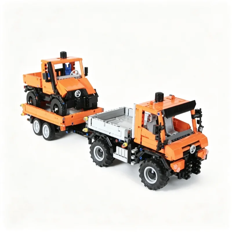 NEW 355PCS MOC Technology Unimog Trailer Model DIY Creative Assembly Building Blocks Display Birthday Gift Decoration Home Set
NEW 355PCS MOC Technology Unimog Trailer Model DIY Creative Assembly Building Blocks Display Birthday Gift Decoration Home Set