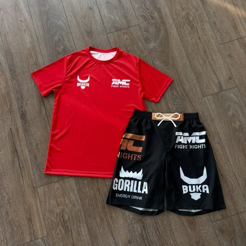 2026 Brand New Y2K Style Boxing Sports Suit: Durable Short-Sleeve T-Shirt + Shorts, Unisex Combat Training Suit 2-Piece Set
2026 Brand New Y2K Style Boxing Sports Suit: Durable Short-Sleeve T-Shirt + Shorts, Unisex Combat Training Suit 2-Piece Set