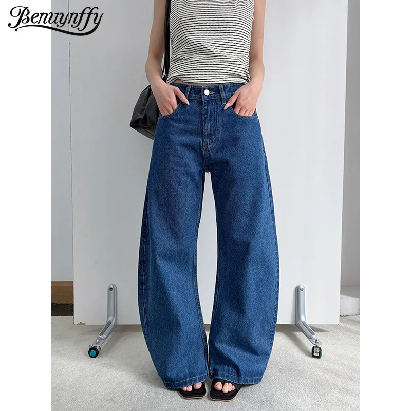 Benuynffy Vintage High Waisted Baggy Jeans Women 2026 Summer New Korean Casual All-Match Streetwear Female Wide Leg Trousers
Benuynffy Vintage High Waisted Baggy Jeans Women 2026 Summer New Korean Casual All-Match Streetwear Female Wide Leg Trousers
