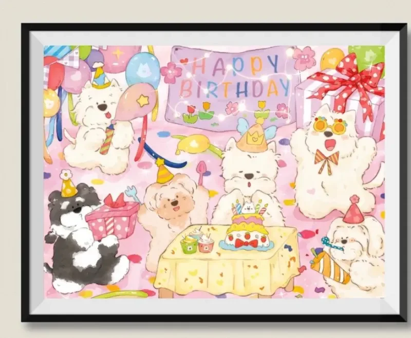 9ct 60x80cm Dog Party DIY Chinese Style Printed Kits Cross Stitch Thread Needlework Set Home Decor Crafts New
9ct 60x80cm Dog Party DIY Chinese Style Printed Kits Cross Stitch Thread Needlework Set Home Decor Crafts New