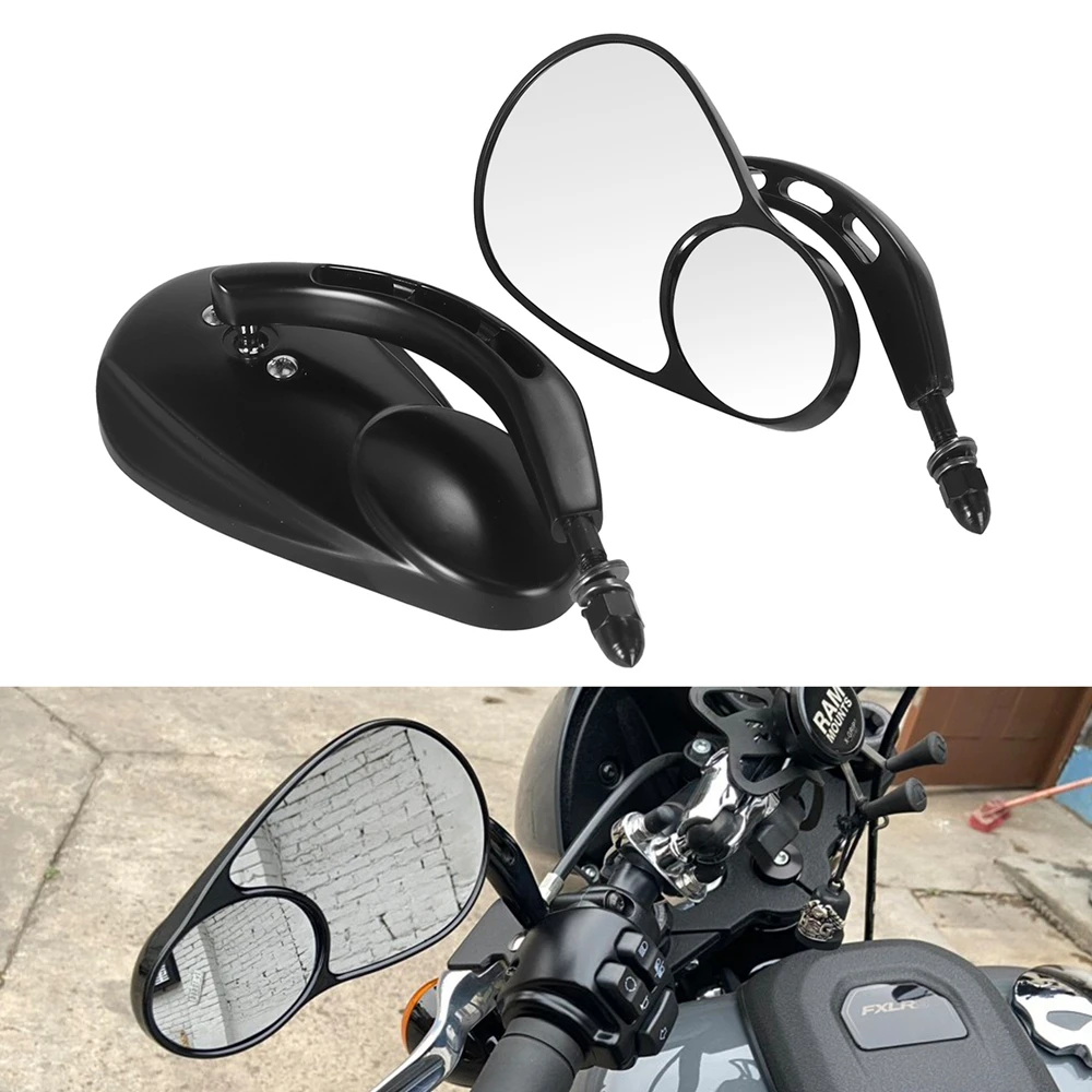 5/16" Motorcycle Split Vision Rearview Mirrors For Harley Sportster Touring Road King FLHR Electra Street Glide Fat Boy Heritage
5/16" Motorcycle Split Vision Rearview Mirrors For Harley Sportster Touring Road King FLHR Electra Street Glide Fat Boy Heritage