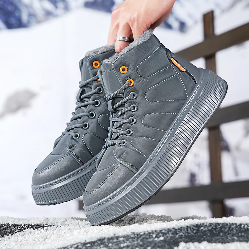 Winter Thick and Warm Cotton Snow Boots, Men's Anti-slip and Durable High-top Cotton Shoes, Outdoor Warm and Casual Cotton Boots
Winter Thick and Warm Cotton Snow Boots, Men's Anti-slip and Durable High-top Cotton Shoes, Outdoor Warm and Casual Cotton Boots