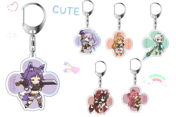 Anime Game Princess Connect Acrylic keychain 6cm Cosplay Cute schoolbag pendant Fan gift
Anime Game Princess Connect Acrylic keychain 6cm Cosplay Cute schoolbag pendant Fan gift