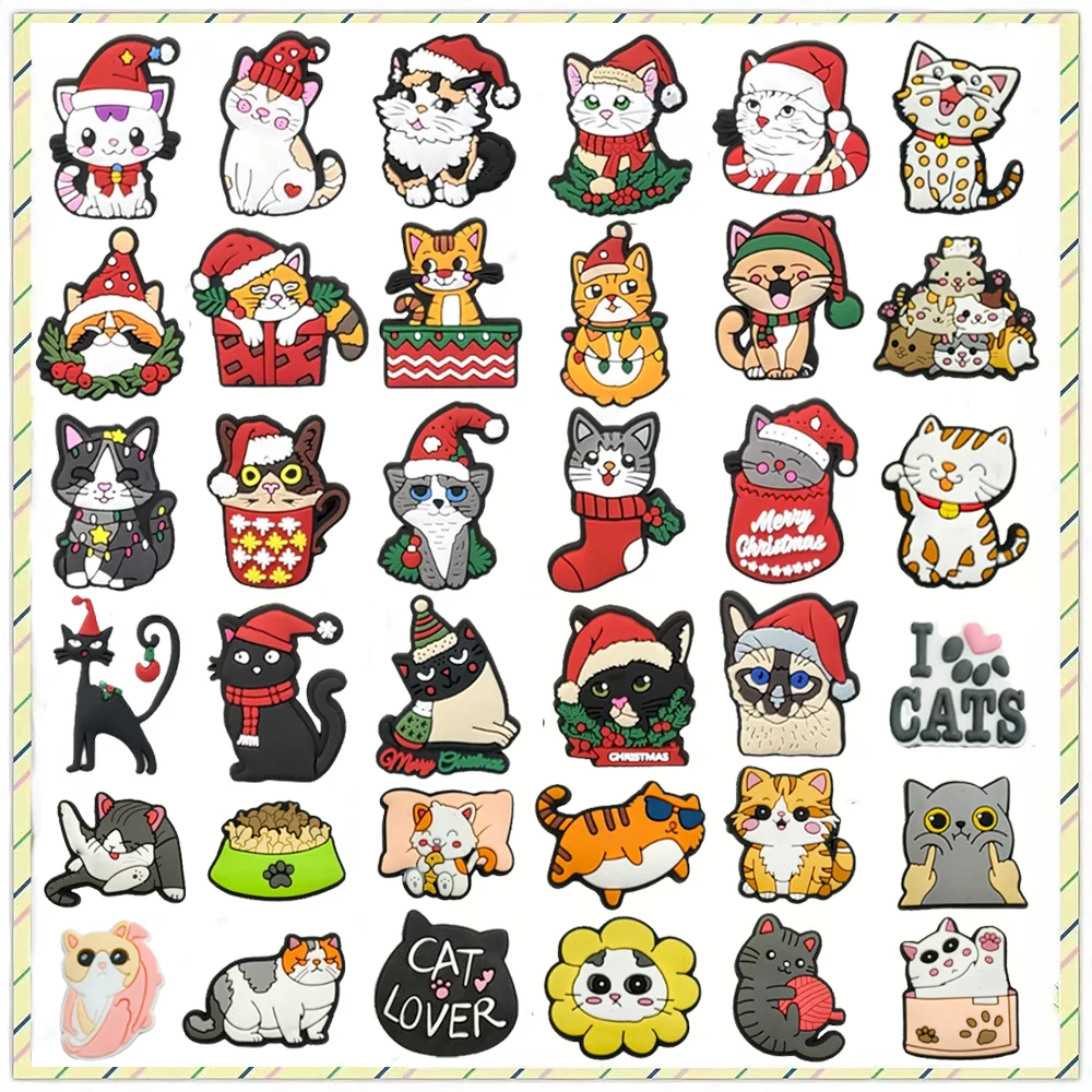 1pcs cartoon Cat series shoe Charms clogs Aceessories for Sandals pins Decorate girls kid Gifts
1pcs cartoon Cat series shoe Charms clogs Aceessories for Sandals pins Decorate girls kid Gifts