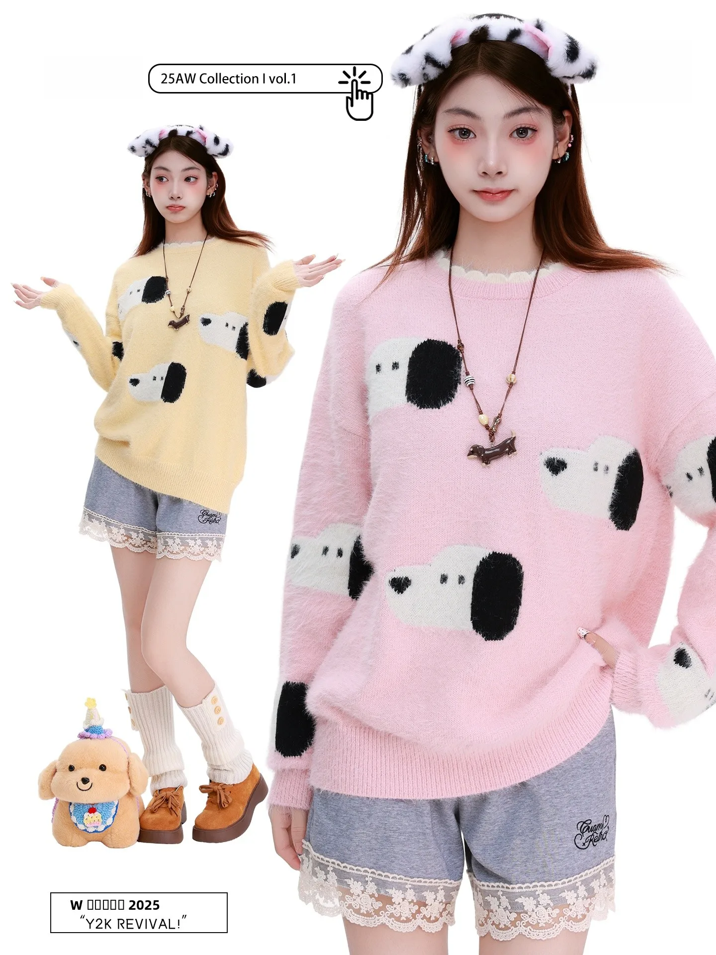 Вязаный свитер PBB American Sle для женщин: мягкий, милый, повседневный, омолаживающий, уютный, с узором в виде медведя/свиньи/животного
Вязаный свитер PBB American Sle для женщин: мягкий, милый, повседневный, омолаживающий, уютный, с узором в виде медведя/свиньи/животного