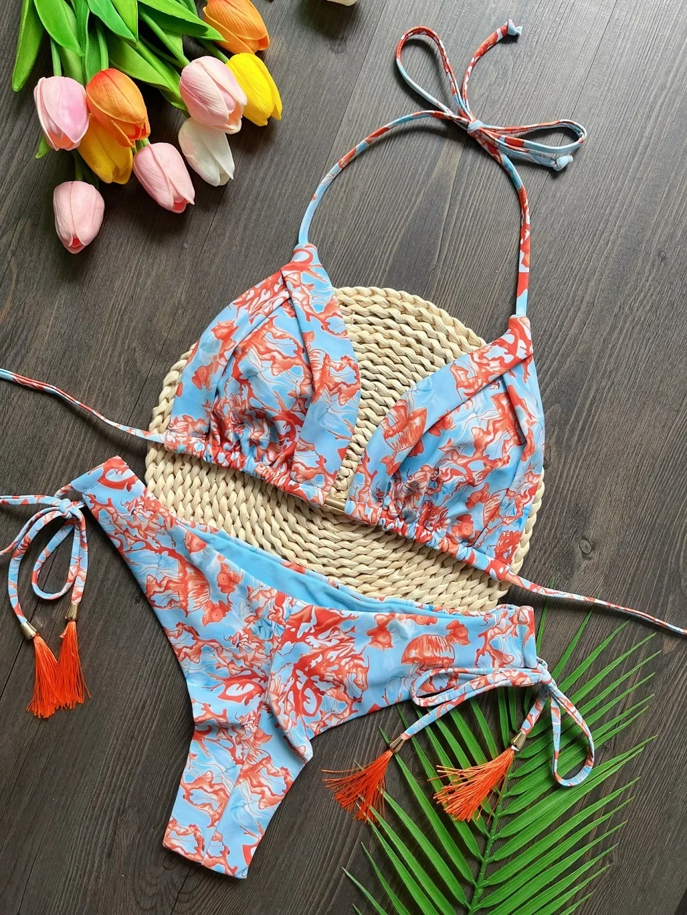 RUOTONSEPT 2024 New Sexy Print Bandage Bikini Set Women's Swimsuit Two-piece Triangle Swimwear Bathing Suit Brazilian Biquinis
RUOTONSEPT 2024 New Sexy Print Bandage Bikini Set Women's Swimsuit Two-piece Triangle Swimwear Bathing Suit Brazilian Biquinis