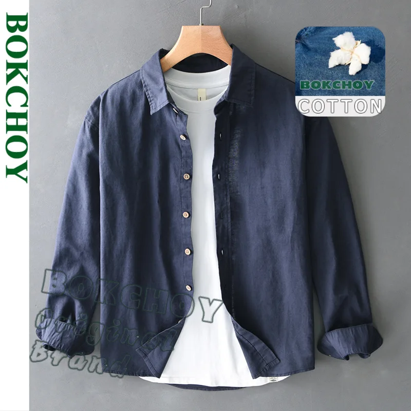 2025 Spring New Solid Color Cargo Long Sleeve Shirt for Men Cotton Linen Loose Simple Classic Daily Shirts AZT760
2025 Spring New Solid Color Cargo Long Sleeve Shirt for Men Cotton Linen Loose Simple Classic Daily Shirts AZT760