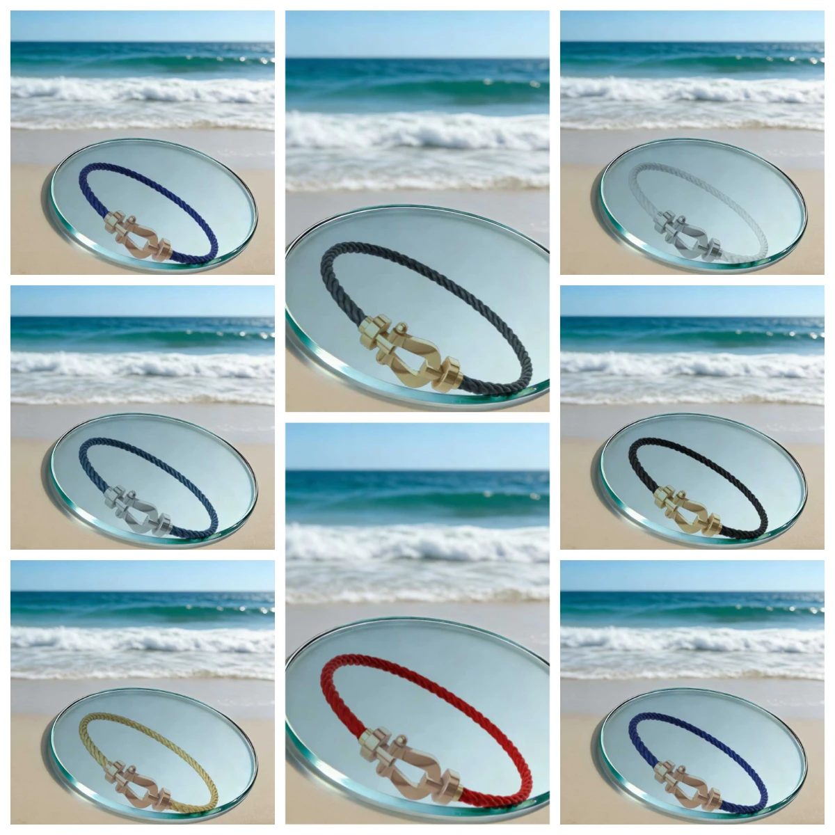 Medium-sized stainless steel nylon rope without zirconium, suitable for ladies to wear daily or as a gift for special occasions.
Medium-sized stainless steel nylon rope without zirconium, suitable for ladies to wear daily or as a gift for special occasions.