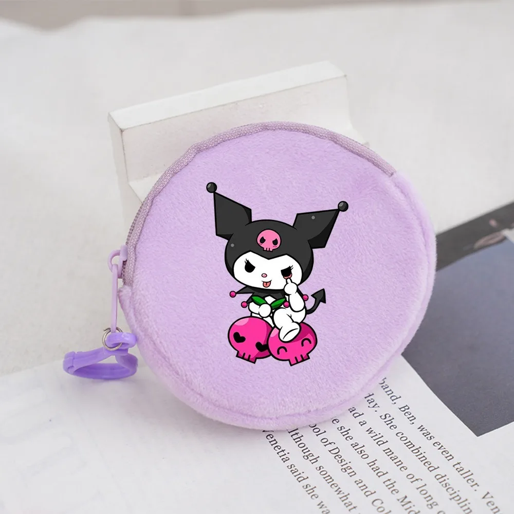 New Sanrio Kuromi Round Coin Purse Cute Kawaii Letter Printed Plush Wallet Portable Cartoon Mini Storage Bag Kids Birthday Gifts
New Sanrio Kuromi Round Coin Purse Cute Kawaii Letter Printed Plush Wallet Portable Cartoon Mini Storage Bag Kids Birthday Gifts