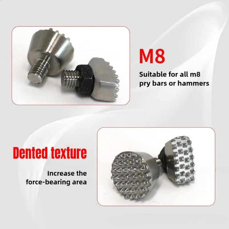 Инструмент для ремонта вмятин автомобиля, молоток для сплющения, сменная головка для ремонта вмятин, головка из нержавеющей стали без листового металла, резьбовое соединение M8 
Инструмент для ремонта вмятин автомобиля, молоток для сплющения, сменная головка для ремонта вмятин, головка из нержавеющей стали без листового металла, резьбовое соединение M8