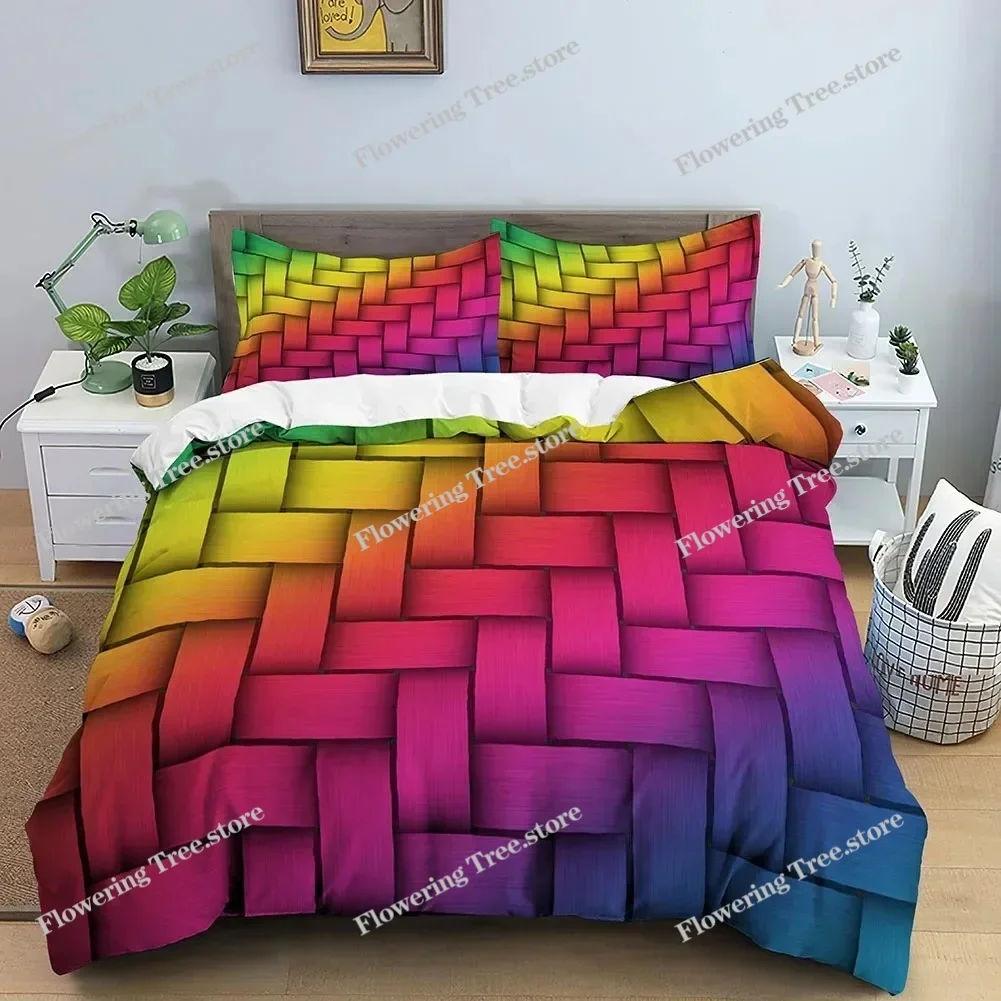3D Duvet Cover Set Abstract Bedding Set Luxury Rainbow Swirl Quilt Cover With Zipper Closure Queen Size Comforter Cover
3D Duvet Cover Set Abstract Bedding Set Luxury Rainbow Swirl Quilt Cover With Zipper Closure Queen Size Comforter Cover