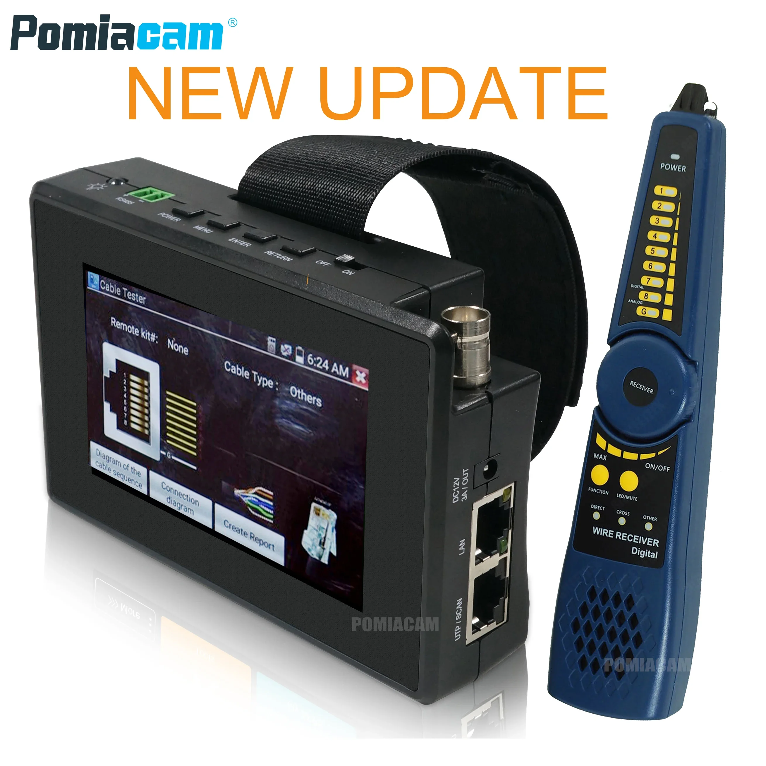 Тестер системы видеонаблюдения IPC1800SN, 4 дюйма, 8 Мп, TVI, 8 Мп, AHD, 1080P, CVI, AHD, CVI, TVI, с выходом POE, 12 В постоянного тока
Тестер системы видеонаблюдения IPC1800SN, 4 дюйма, 8 Мп, TVI, 8 Мп, AHD, 1080P, CVI, AHD, CVI, TVI, с выходом POE, 12 В постоянного тока