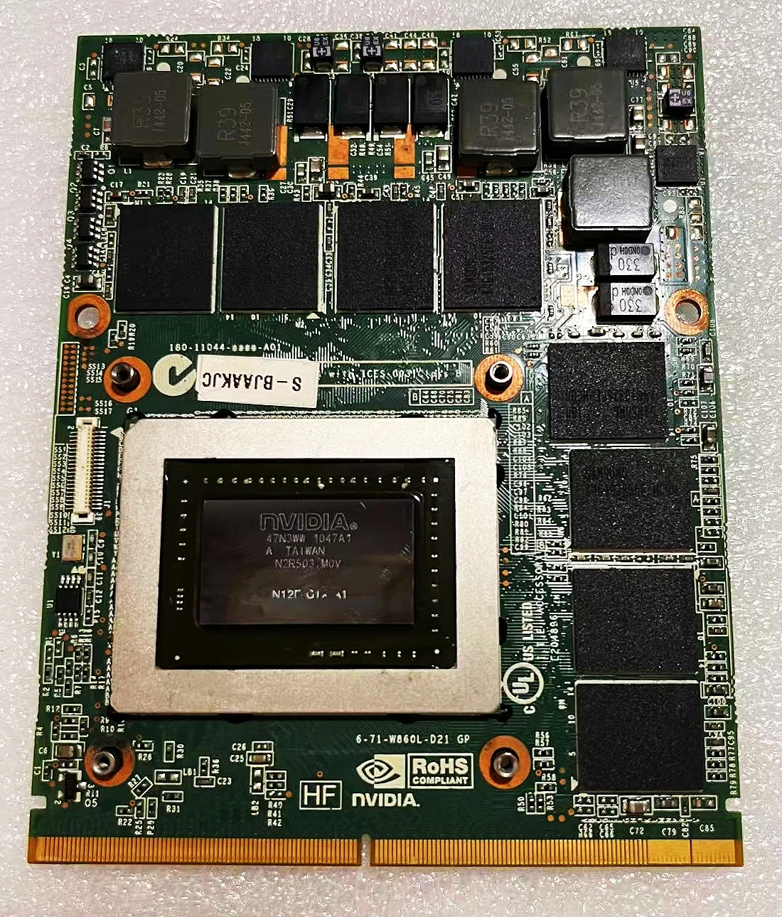 GTX 580M GTX580M 2GB GDDR5 MXM 3.0B Video Graphics Card for Alienware M17x R2 R3 R4