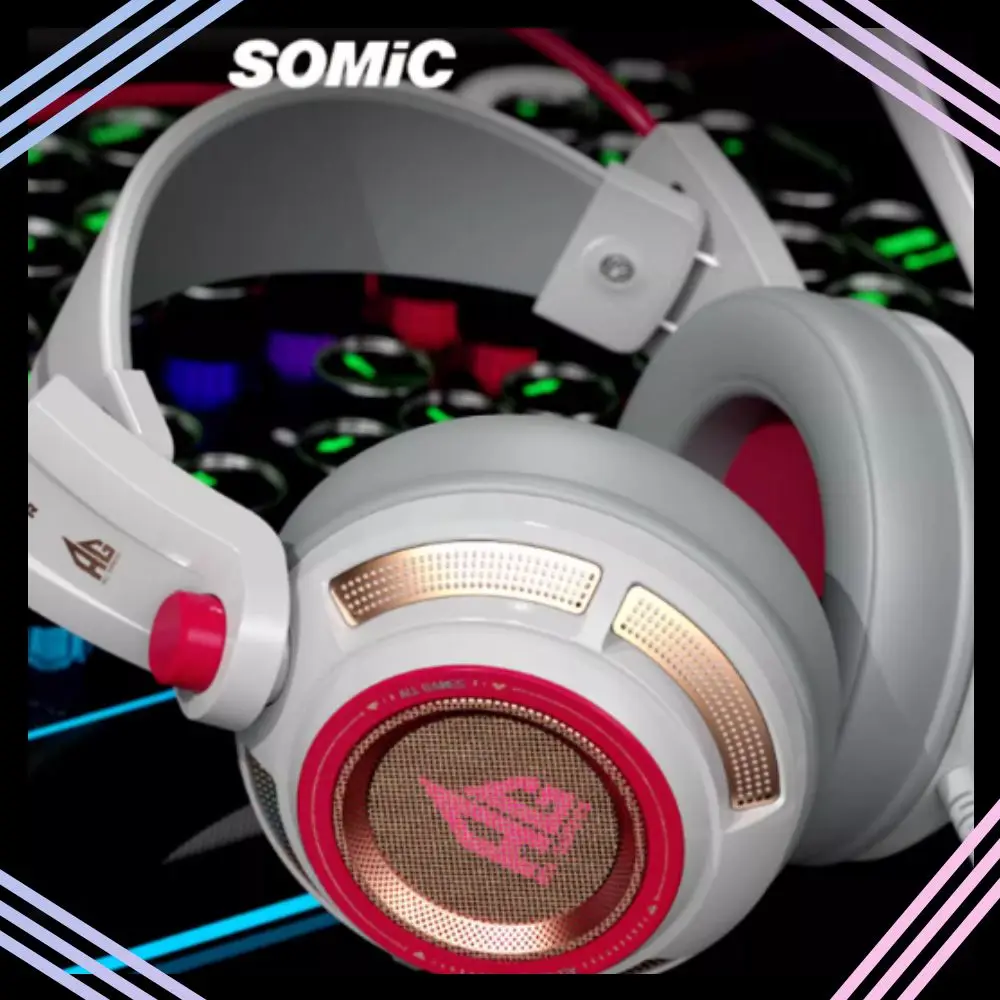 Somic G941AG Киберспортивные наушники Проводная геймерская гарнитура с шумоподавлением 7.1 Наушники с объемным звуковым эффектом Пользовательский аксессуар для ПК Подарок
Somic G941AG Киберспортивные наушники Проводная геймерская гарнитура с шумоподавлением 7.1 Наушники с объемным звуковым эффектом Пользовательский аксессуар для ПК Подарок