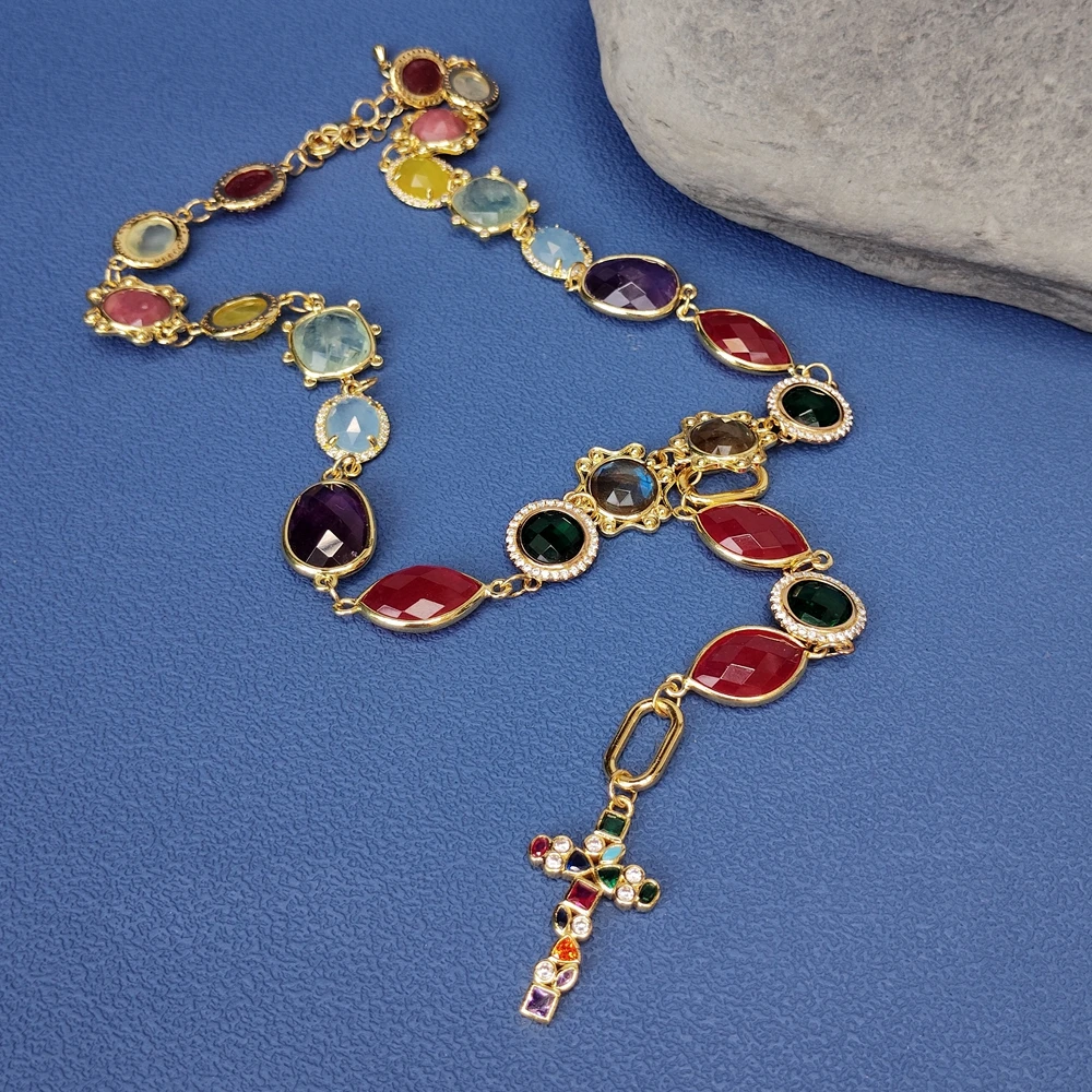 YYGEM 18x28mm Cz Crucifix Pendant Natural Multi Gem Stone Crystal Jade Beads Necklaces Jewelry
YYGEM 18x28mm Cz Crucifix Pendant Natural Multi Gem Stone Crystal Jade Beads Necklaces Jewelry
