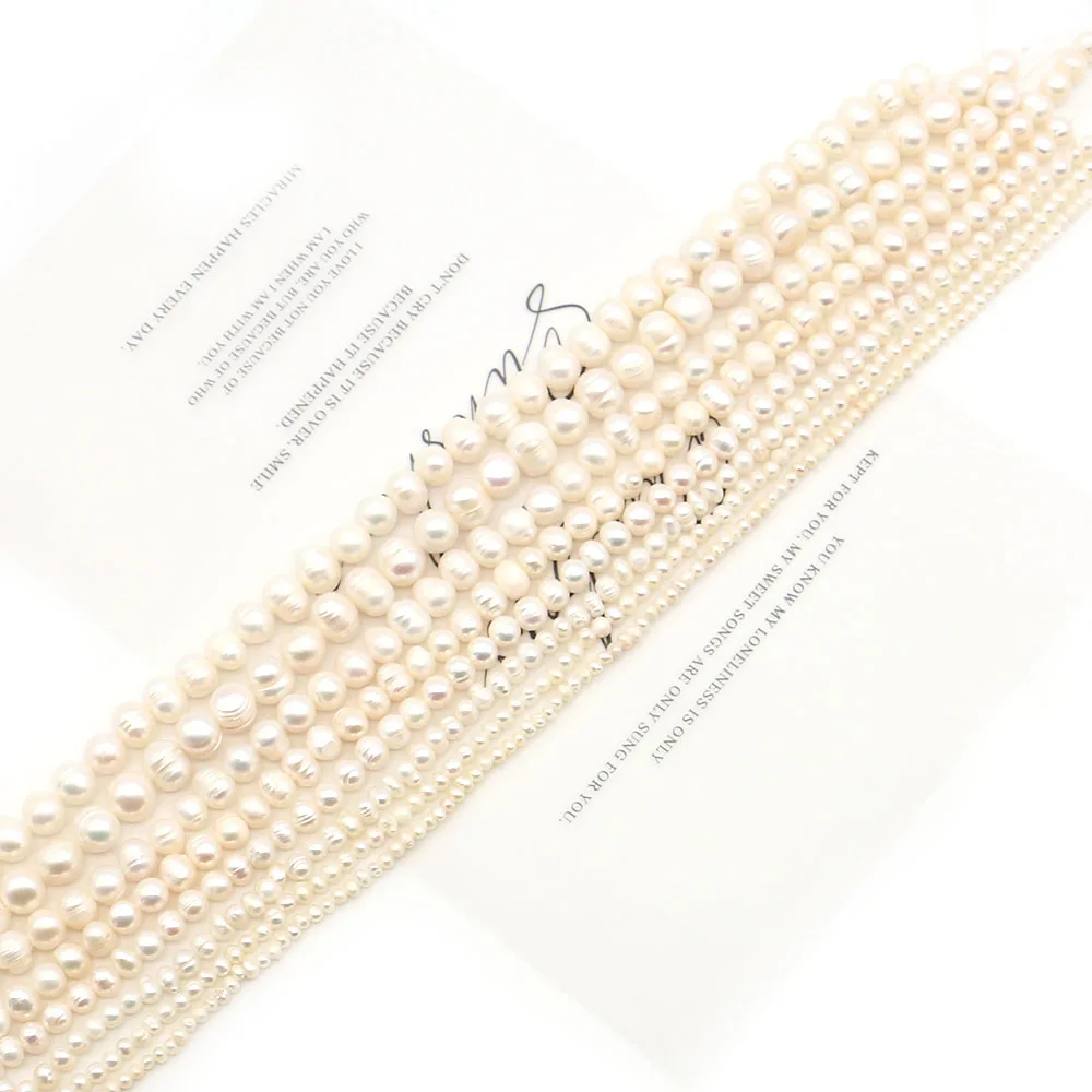 Minimalist Natural Freshwater Threaded Irregular Round Beads with Straight Holes DIY Jewelry Beads Necklaces Bracelets Gifting
Minimalist Natural Freshwater Threaded Irregular Round Beads with Straight Holes DIY Jewelry Beads Necklaces Bracelets Gifting