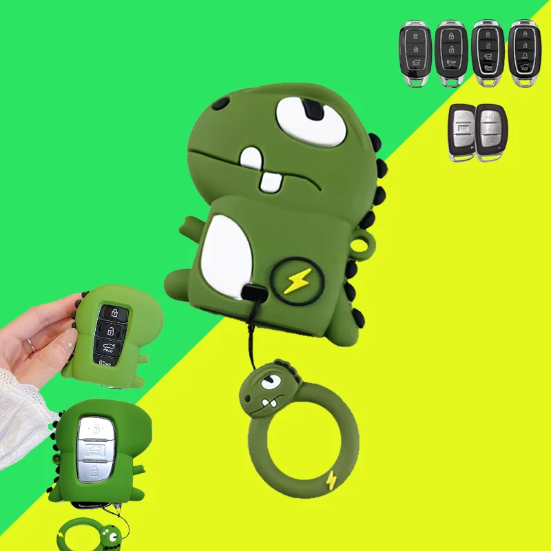 Cartoon Dinosaur for Hyundai Creta Ix35 Ix45 I10 I30 I40 Tucson Santa Fe Rena Sonata Elantra 3 4 Button Car Key Case Cover Fob
Cartoon Dinosaur for Hyundai Creta Ix35 Ix45 I10 I30 I40 Tucson Santa Fe Rena Sonata Elantra 3 4 Button Car Key Case Cover Fob