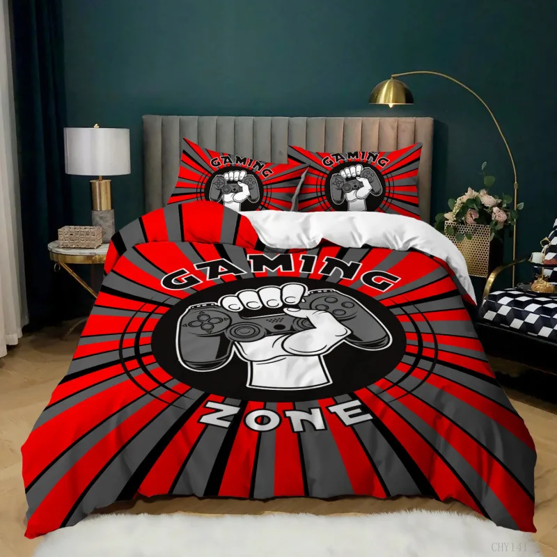 2/3pcs bedding set Digital Print Comfortable Duvet Cover for Home Bedroom Decoration, 1 Duvet Cover and 2pillowcase with Zippers
2/3pcs bedding set Digital Print Comfortable Duvet Cover for Home Bedroom Decoration, 1 Duvet Cover and 2pillowcase with Zippers