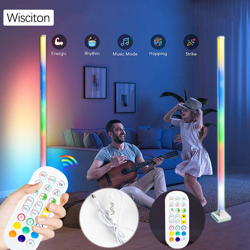 RGB светодиодный домашний торшер с дистанционным управлением, музыкальное угловое освещение, таймер, умное настроение, торшер, подставка для спальни, гостиной, светильники
RGB светодиодный домашний торшер с дистанционным управлением, музыкальное угловое освещение, таймер, умное настроение, торшер, подставка для спальни, гостиной, светильники