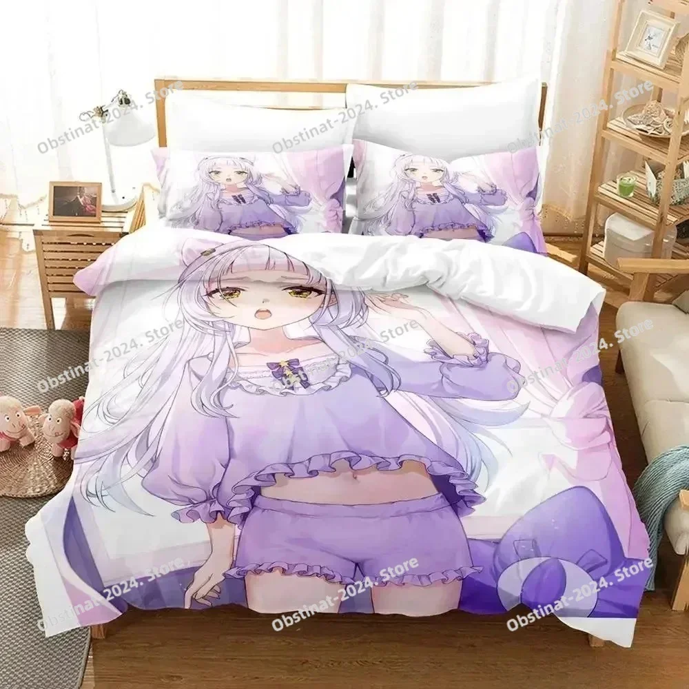 Murasaki Shion Bedding Set Printed single Comforter Duvet Cover Pillow Case 3 Pieces Sets Kids Adult Size Anime Kawaii Girl Bed
Murasaki Shion Bedding Set Printed single Comforter Duvet Cover Pillow Case 3 Pieces Sets Kids Adult Size Anime Kawaii Girl Bed