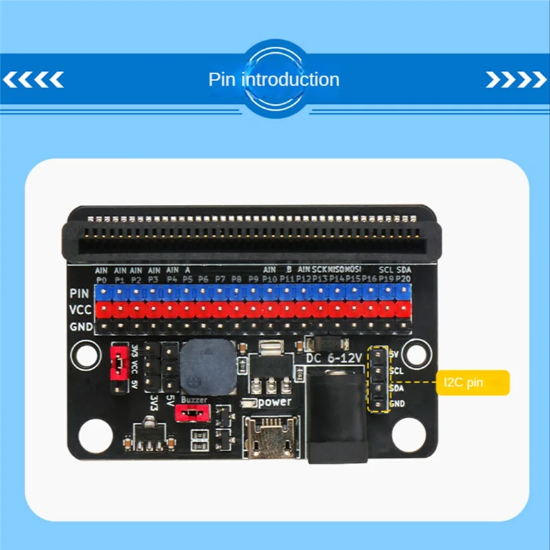 ГОРЯЧАЯ ПРОДАЖА для платы расширения Micro:Bit к источнику питания 5 В Плата улучшения Io Плата адаптера Micro-Bit
ГОРЯЧАЯ ПРОДАЖА для платы расширения Micro:Bit к источнику питания 5 В Плата улучшения Io Плата адаптера Micro-Bit