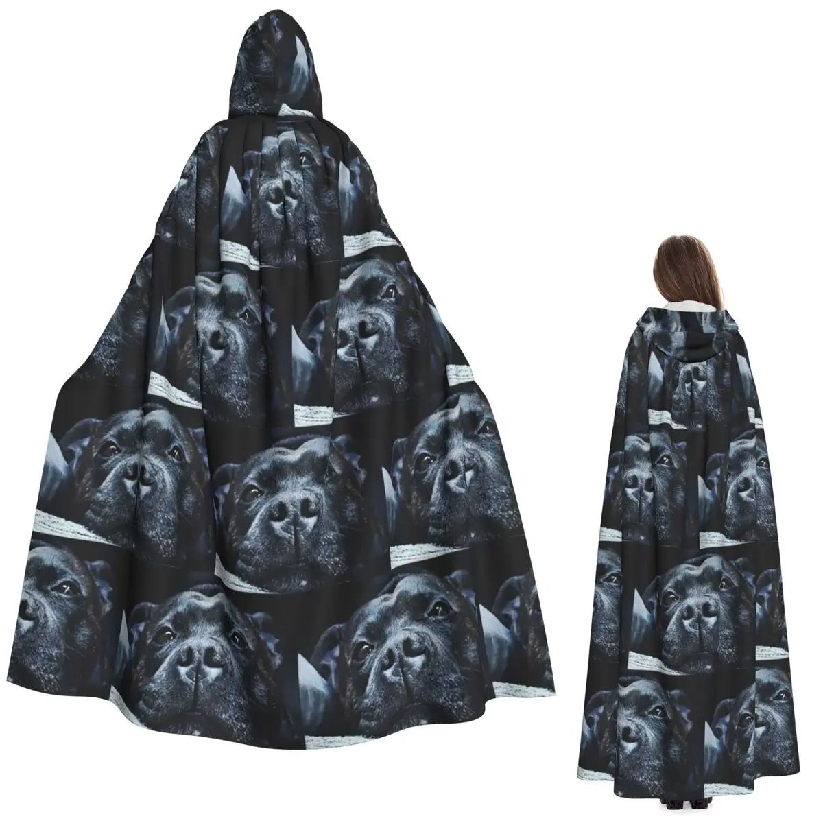 Стаффордширский бультерьер, длинный плащ с капюшоном, средневековый костюм ведьмы, накидка для косплея, пальто на Хэллоуин для взрослых, унисекс
Стаффордширский бультерьер, длинный плащ с капюшоном, средневековый костюм ведьмы, накидка для косплея, пальто на Хэллоуин для взрослых, унисекс