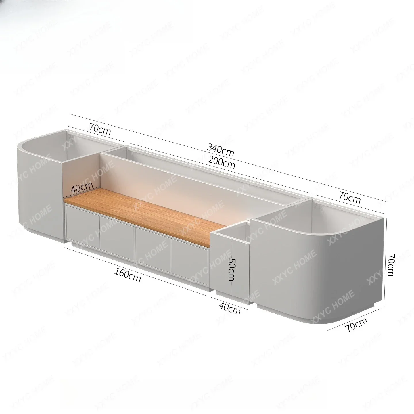 M02 Courtyard Stainless Steel Flower Box Bench Combination Rustproof Outdoor Garden Terrace Landscape Fence Partition Planter
M02 Courtyard Stainless Steel Flower Box Bench Combination Rustproof Outdoor Garden Terrace Landscape Fence Partition Planter