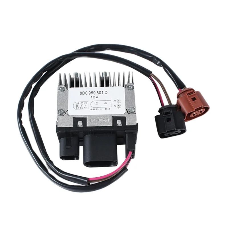 Car Fan Cooling Control Unit Relay Module for AUDI A4 A6 S4 1999-2006 8D0959501B, 8D0959501D
Car Fan Cooling Control Unit Relay Module for AUDI A4 A6 S4 1999-2006 8D0959501B, 8D0959501D